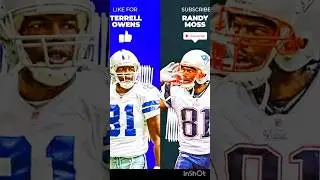Terrell Owens VS Randy Moss = SAVAGE Trash Talk & Highlights #shorts