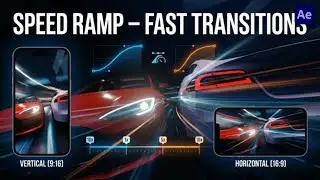 Speed Ramp Fast Transitions 🏎️ After Effects Template