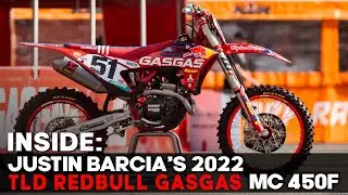 Inside Justin Barcia's Troy Lee Designs RedBull GasGas MC 450F