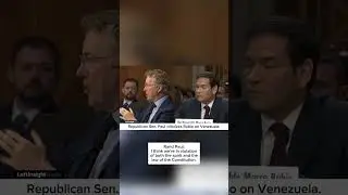 Republican Senator Rand Paul criticizes Marco Rubio over Venezuela operations.