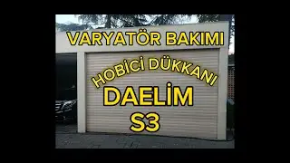 DAELİM S3 VARYATÖR BAKIMI. SPEED UP BAGA VE KAYIŞ DEĞİŞİMİ. DETAYLI BAKIM 🇹🇷💥