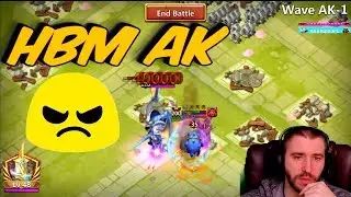 ПОЧУСТВОВАЛ СЕБЯ БЕЗДОНОМ \ ПЕРВЫЙ ТЕСТ НА ВОЛНЕ АК \ HBM AK \ БИТВА ЗАМКОВ \ CASTLE CLASH