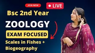 BSc 2nd Year Zoology || Scales in Fishes + Biogeography || 20 Marks 🔥