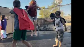 INBVE Superhero Capes & Costumes Set Double-Sided