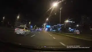 На машине. Москва - Пушкино 04.10.22. Driving in Russia.