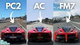 Project Cars 2 vs Assetto Corsa vs Forza 7 | LaFerrari | Laguna Seca