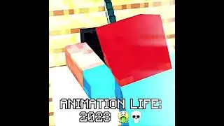ANIMATION LIFE: 2023 VS. 2017 EDIT || Edit #edit #minecraftedit #fyp #viral #animationlife