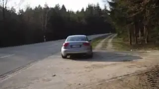 Audi RS4 quattro   MTM Supercharged   Tire Spin and WOT Full Throttle Acceleration!  Amazing Sound!