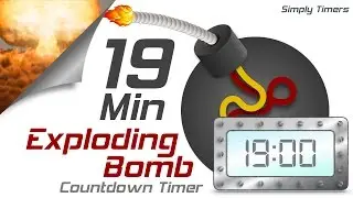 19 min exploding countdown timer