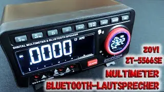 ✅ Desktop Multimeter mit Bluetooth Lautsprecher! Ungewöhnlich, aber sehr praktisch.  ZOYI 5566-SE ✅