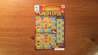 Game 1147 - Gold Fever National Lottery Scratchcard