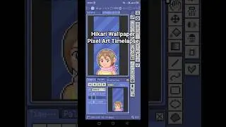 Hikari - Digimon Adventure | Pixel Art with ibisPaint & Resprite #pixelart #digimon #hikari  #anime