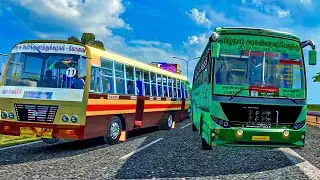 Highways Chasing Accident Euro Truck Simulator 2 Tamil  Bus driving | Logitech #g29 Steering Wheel