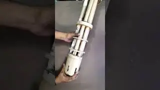 Shooting MINI GUN | DIY | cardboard gun #minigundiy #marvel #jawan #warmachine #jawanbgm #nerfgundiy