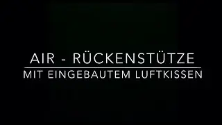Sitback GmbH | AIR - R&uuml;ckenkissen f&uuml;rs Auto mit integriertem Luftkissen