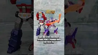 Yolopark Transformers AMK MINI Premium Finish IDW Orion Pax & DOTM Optimus Prime Transparent Ver.