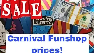 Carnival Funshop prices! #carnivalcruise #shopping