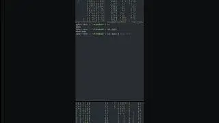 #shorts Оператор pipe (труба) для перенапрвления выхлопа одной команды терминала в другую