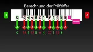 Informatik 8: Pr&uuml;fziffer berechnen GTIN13 EAN13