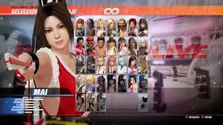 DEAD OR ALIVE 6 - Mai Shiranui   Command Training