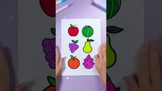 Rainbow fruit splash!🌈🍎💦 Fun DIY for kids 🌞