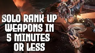 The Fastest Way to RANK UP Your Weapons Solo | Warframe