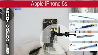 Как заменить 📷 фронтальную камеру и датчик света 🍎 Apple iPhone 5s