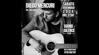 sab 10 gen 2026 - Diego Mercuri acoustic live -  One  (U2)