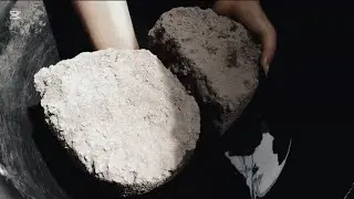 ASMR ❤️🌸Gritty texture🖤🖤🖤Water Crumbling🌊💦