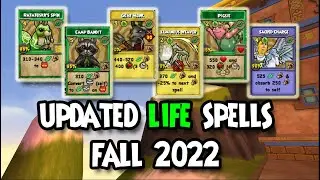 Wizard101: 🍃UPDATED LIFE SPELLS - FALL 2022 🍃