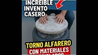 ¡Construí un Torno Alfarero con Materiales Reciclados!