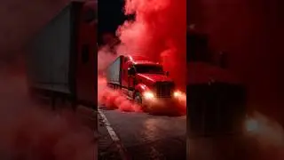 Просто декабрьский рейс на Петербилт387