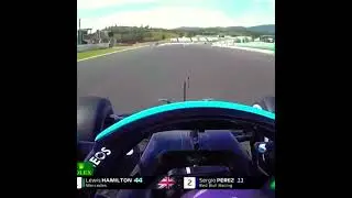 Lewis asking Blue flags for Sergio Perez 😂😂😂// Lewis forgetting he was the leader 🤣