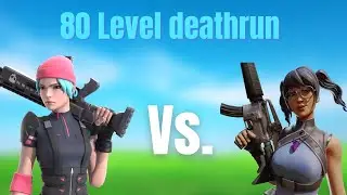 Wer gewinnt den 80 Level deathrun in Fortnite? 1 vs. 1