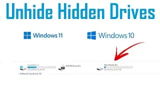 How to Unhide Hidden Drives in Windows 10?