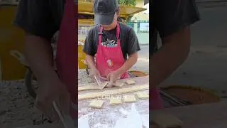 cara mudah potong odading #kuliner #food #foodie #culinary #jajanan #streetfood