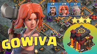 GOWIVA‼️ Town Hall 10 EASY 3 STARS | Clash of Clans
