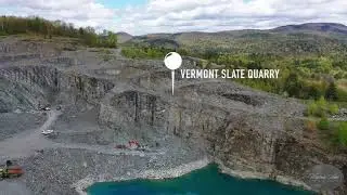 Vermont Slate Quarry - DJI Mavic 2 Pro - Virginia Slate Company