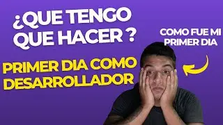 🔴MI PRIMER DIA 😱 como DESARROLLADOR WEB 🤑🔴