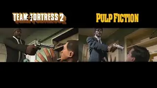 Pulp Fiction vs. Team Fortress 2 Parody (Side by Side) [SFM]