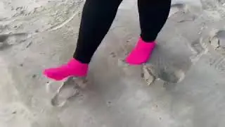Exclusive Swimming Socks (Pink Lady II)