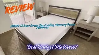 ZINUS 12&rdquo; Green Tea Cooling Memory Foam Mattress Review | Queen Size, Medium Firm Feel
