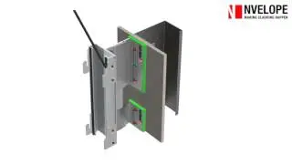 NVELOPE NV7 &ndash; cassette support - rainscreen cladding support system