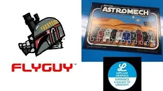 LeftCoast Graphics Star Wars Vintage Astromech Foil Sticker Set Review | By @FLYGUY