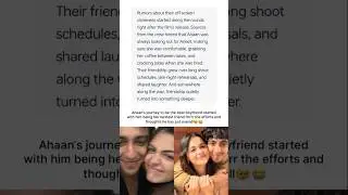 Ahaan and Aneet dating confirmed🥹😭 #saiyaara #ahaanpanday #aneetpadda #ahneet #bollywood #love