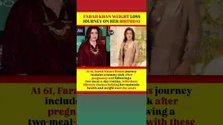 Farah Khan's SHOCKING Weight Loss Journey: 7 Years & A Tummy Tuck! #viral #motivation #shorts