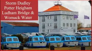 Potter Heigham Ludham Bridge And Womack Water #stormDudley #windy #february2022