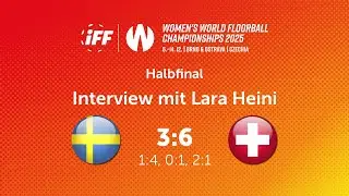 Frauen-WM 2025: SWE-SUI, Interview mit Lara Heini