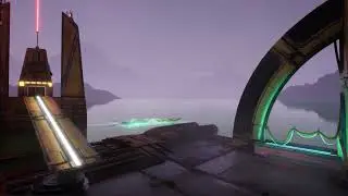 The thing below | Free animated motion background | Sci-fi scenery animation