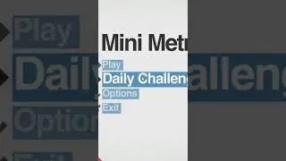 Let's do a daily challenge! #games #minimetro #simulation